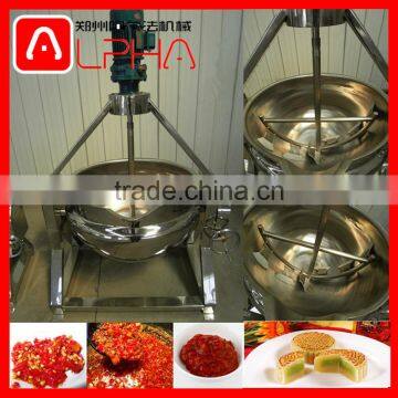 500Liter Steam Heating Tilting Jacketed Kettle /candy Cooking Pot/ Jacketed Cooking Pot photo-4