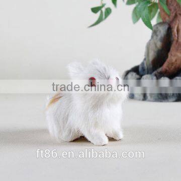 Rabbit Make Fur Life Size Animal Replica Easter Realistic Bunny photo-2