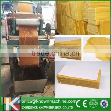 automatic beeswax embossing machine/honey comb sheet machine