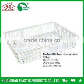 No dividers commercial crate for baby chick birds transportation cage