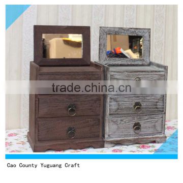 wooden jewelry cabinet, make up storage cabinet, living room furniture