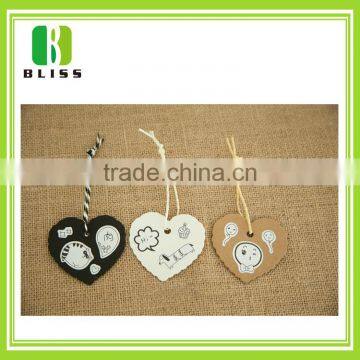 Wholesale direct factory price used kraft paper printing clothing garment hang tag template