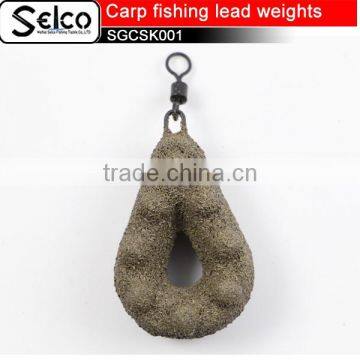 Various weights Carp fishing lead weights Coated Gripper Carp Lead sinkers