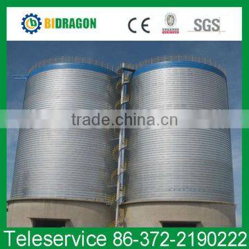 galvanized rice bran storage silo for sale