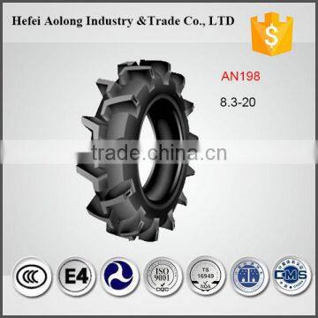 New AN198A, ECE, GCC quality agricultural bias tractor tire 8.3-20