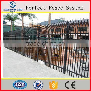 Hot Polular Perforated Steel Picket Security Fence Panel Wrought Iron Rigidit Panel photo-3