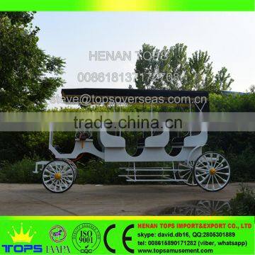 HENAN TOPS Park Horse Carriage MC-12 for Sale Tourist Car photo-3