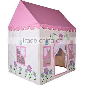 Wholesale cotton canvas indoor children girl princess kids cubby house child play tent