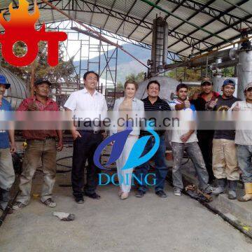 2012 Doing New 5/6/8/10T Scrap Waste Tyres and Plastic Pyrolysis Oil Plant photo-6