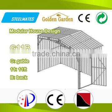 Large Size 6*6m 2 Cars Steel Carports for Sale photo-5