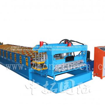 Arc Bias Glazed Tile Roll Forming Machine