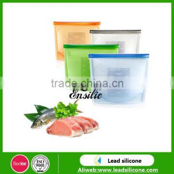 Food-grade Silicone keeping fresh bag Silicone Food Storage Bag