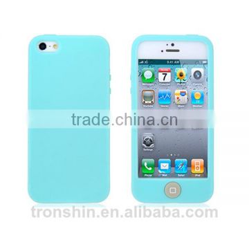 Eco-friendly Silicone Mobile Phone Skin Cases for Apple iPhone 5S