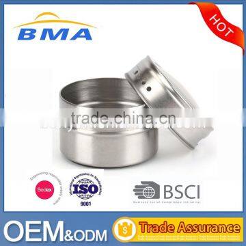 3 Pieces Stainless Steel Magnetic Condiment Container photo-2