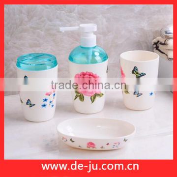 PP Flowers Butterfly Smooth Bathroom Accessories 2016