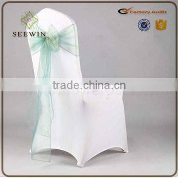 Transparent Cheap Organza Chair Cover photo-5
