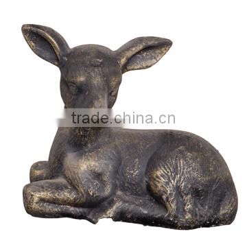 garden decoration cast iron deer