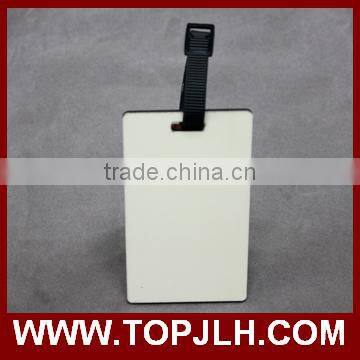Cheap Blank MDF Custom Wood Sublimation Luggage Tag for Heat Press photo-2