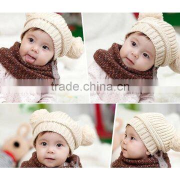 Warm Children Knitting Woolen Hat Comforatble Winter Kids Boy Girl Cap