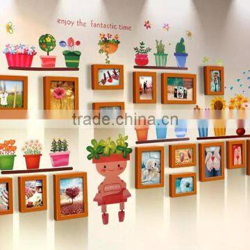 Creative Free Combination Hot Sale Wooden Wall Hanging Photo Frames photo-3