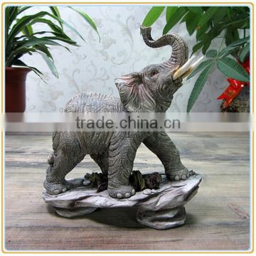 Customized garden animal mascot resin elephant statues for sale