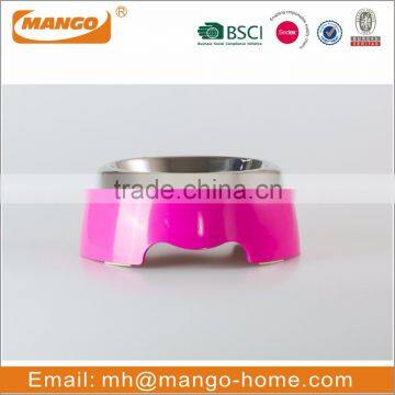 Pink Stainless Steel cat bowl