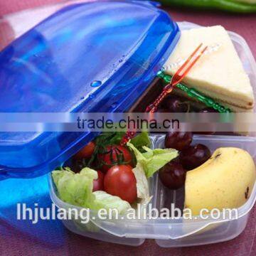 BPA-Free Plastic Lunch Box 3 Compartments Lunch Box photo-2