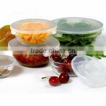 Glass Storage Bowls with Lids