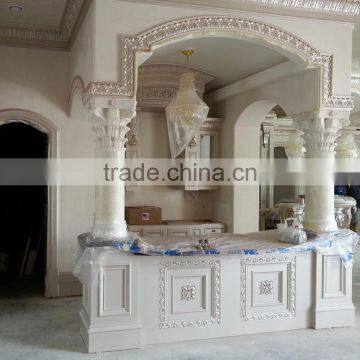 Luxury House Decor Stone Carving Cantera Stone Columns photo-2