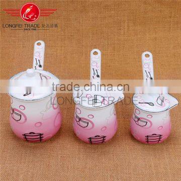 New Item Design Personalized Enamel Coffee Tea Pot / Coffee Jug photo-2