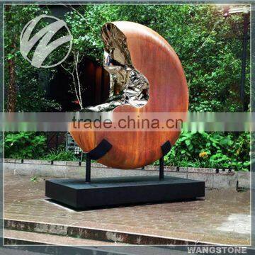 Popular Art Design garden ornament corten steel sculpture