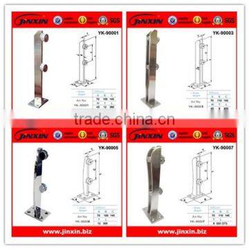 JINXIN Customed Decorative Stainless Steel Glass Railing Systems Dubai Stainless Steel Railings photo-5