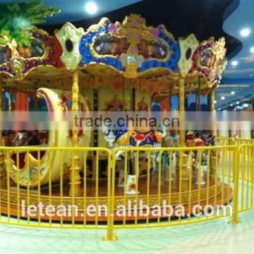 Fairground Games Cheap Amusement Ride Equipment 16 Seats Small Carousel LT-7014