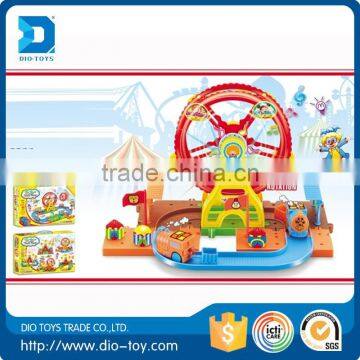 Hot selling sky wheel train electric toy race track toys for girl