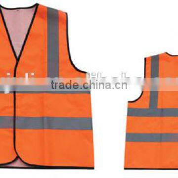 orange reflective vsafety ests, hot selling reflective security vest