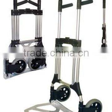Telescoping Body Retractable Base Hand Lightweight Aluminium Luggage Trolley photo-2