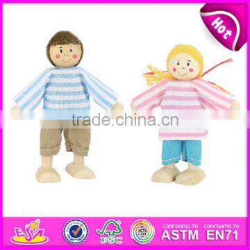 2016 New Fashion Baby Toy Wooden Puppet Doll for Sale W06D012 photo-3
