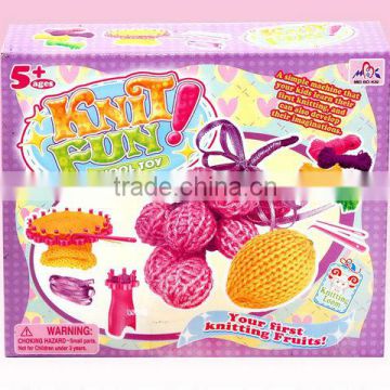 creative brain kids fun grape wool new easy knit wool toy with HR4040