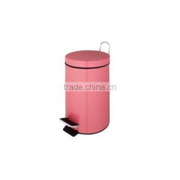 Multicolors Painted Stainless Steel Dustbin/trashcan With Good Quality