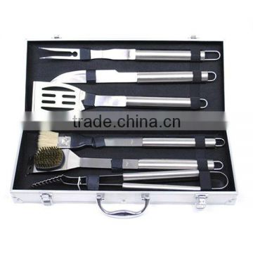 BQ-0065 6 pcs Stainless Steel bbq set with case