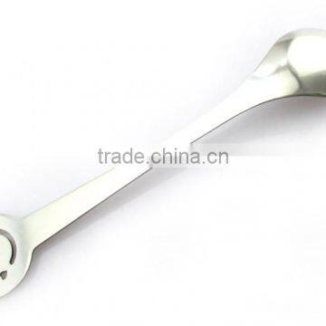 High Grade Long Smile Face Handle Stainless Steel Spoon photo-3