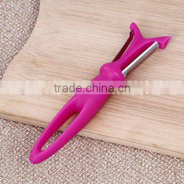 PP Handle Stainless Steel Fruit Apple Grater Vegetable Peeler photo-3