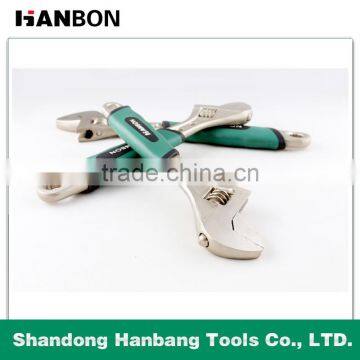 Ferronickel and Plastic Handle Adjustable Wrench photo-3