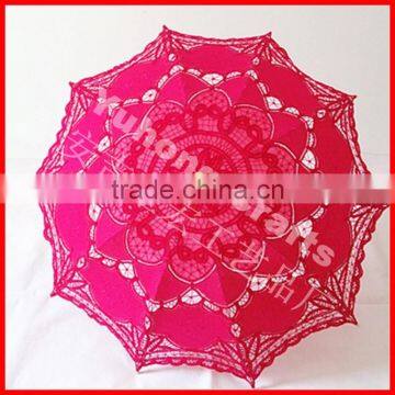Vogue New Inventions Lace Wedding Lace Parasol Umbrella photo-5