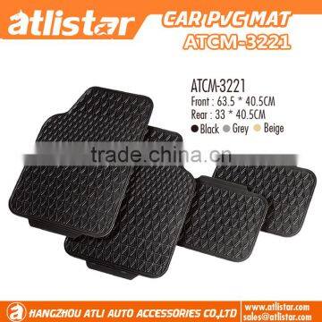 Universal 4pcs Full Set Floor Pvc Car Mat photo-5