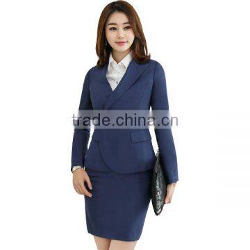 Corporate Workwear The Office Staff Uniform Women Fashion Blazer Dresses photo-4