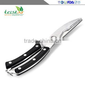 Kitchen Scissors Cuts - Heavy Duty Stainless Steel Spring - - Great Poultry, Fish, Chicken, Beef, Barbecue, Herbs and Plastic photo-2