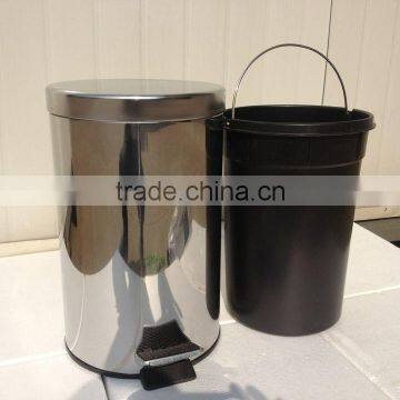 5L Hot Sale Hotel Stainless Steel Garbage Can/dustbin /waste Bin photo-4