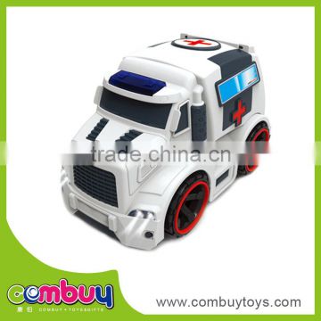 High quality battery operated plastic ambulance toy car