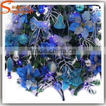 Artificial Plastic Mini Led Fiber Optic Pvc Christmas Tree Ornament for Home Decoration Lighted Pine Needle Trees Festival photo-6